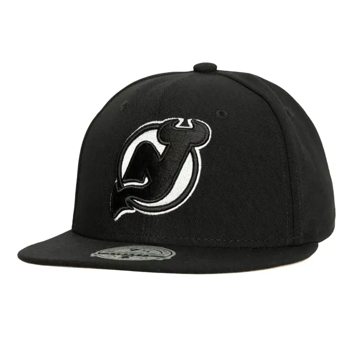 NEW JERSEY DEVILS MN LNH NOIR-BLANC AJUSTÉE NOIR/BLANC