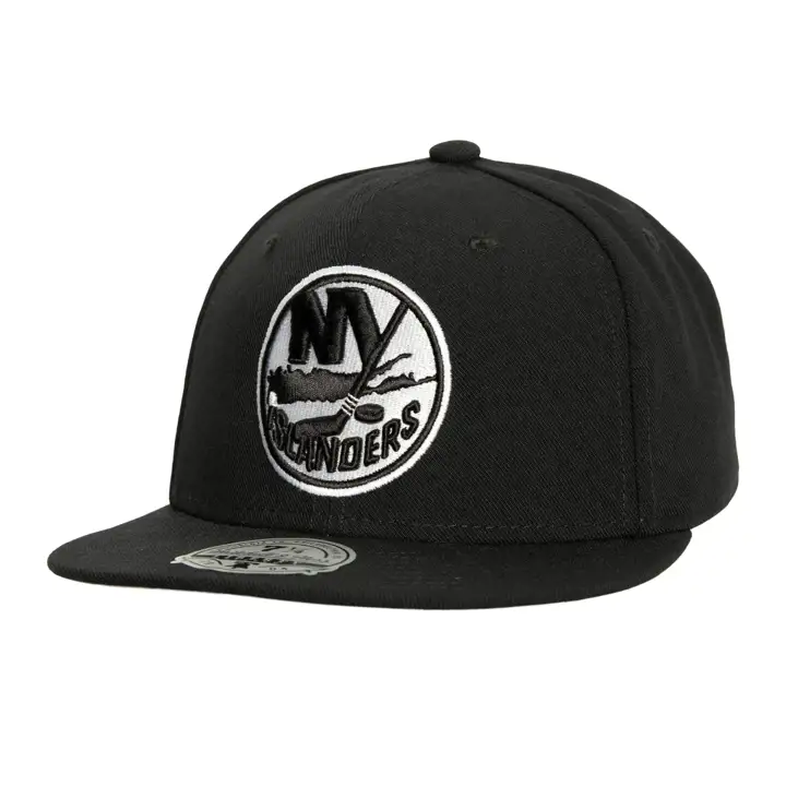 NEW YORK ISLANDERS MN LNH NOIR-BLANC AJUSTÉ NOIR/BLANC