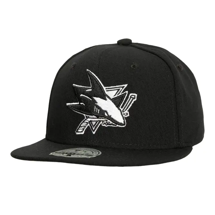 SAN JOSE SHARKS MN NHL N&B AJUSTÉ N/B