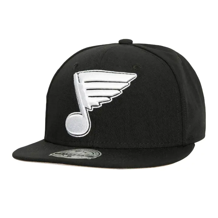 ST. LOUIS BLUES MN LNH NOIR-BLANC AJUSTÉ NOIR/BLANC