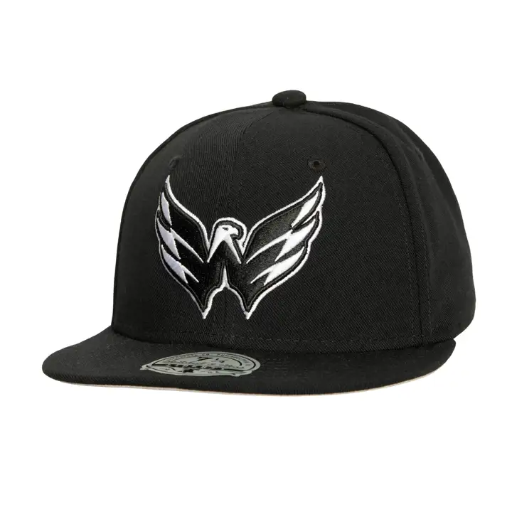WASHINGTON CAPITALS MN NHL NOIR-BLANC AJUSTÉ NOIR/BLANC