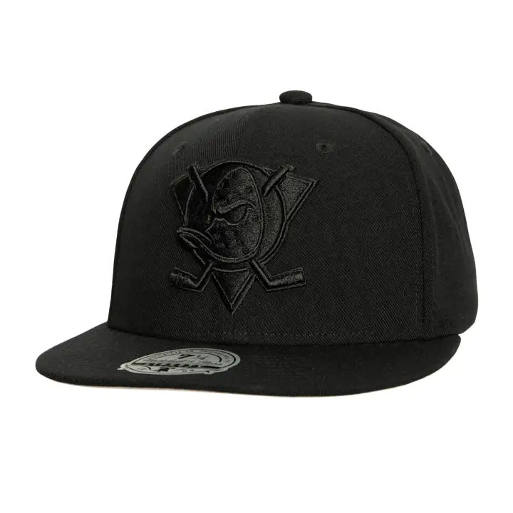 ANAHEIM DUCKS MN LNH NOIR-NOIR AJUSTÉE NOIR/NOIR