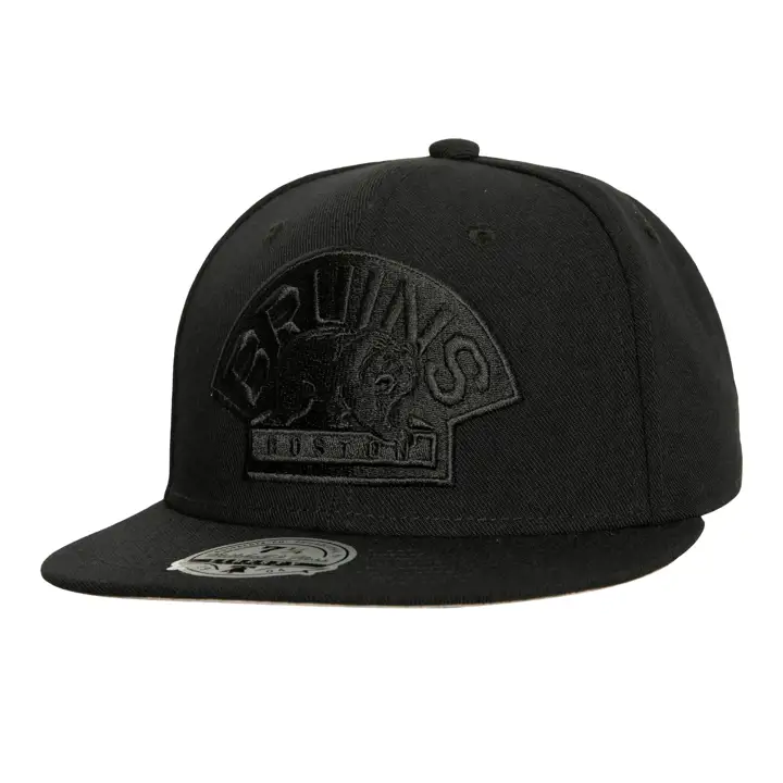 CASQUETTE AJUSTÉE NOIRE/NOIRE MN LNH BLACKHAWKS DE BOSTON