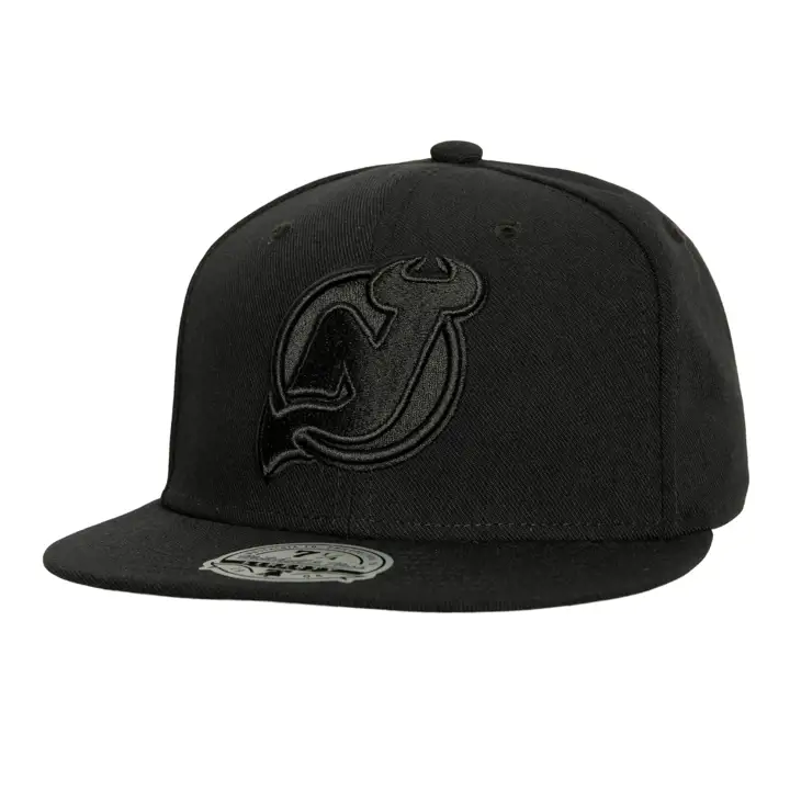 NEW JERSEY DEVILS MN LNH NOIR-NOIR AJUSTÉE NOIR/NOIR