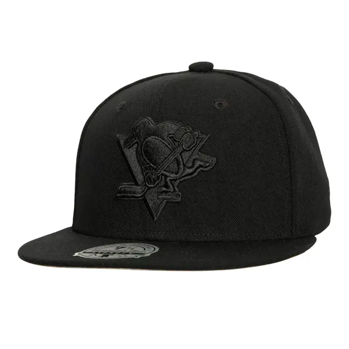 PITTSBURGH PENGUINS MN NHL NOIR-NOIR AJUSTÉ NOIR/NOIR