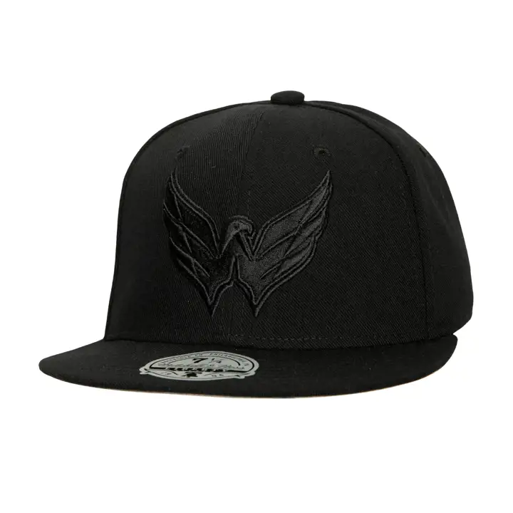 WASHINGTON CAPITALS MN NHL BLK-BLK AJUSTÉE BLK/BLK