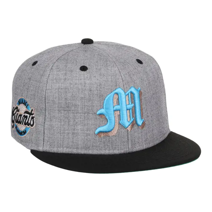 MIAMI GIANTS EFF NLB RIBBIE SLUGGER AJUSTÉE H-GRIS/NOIR/VERT