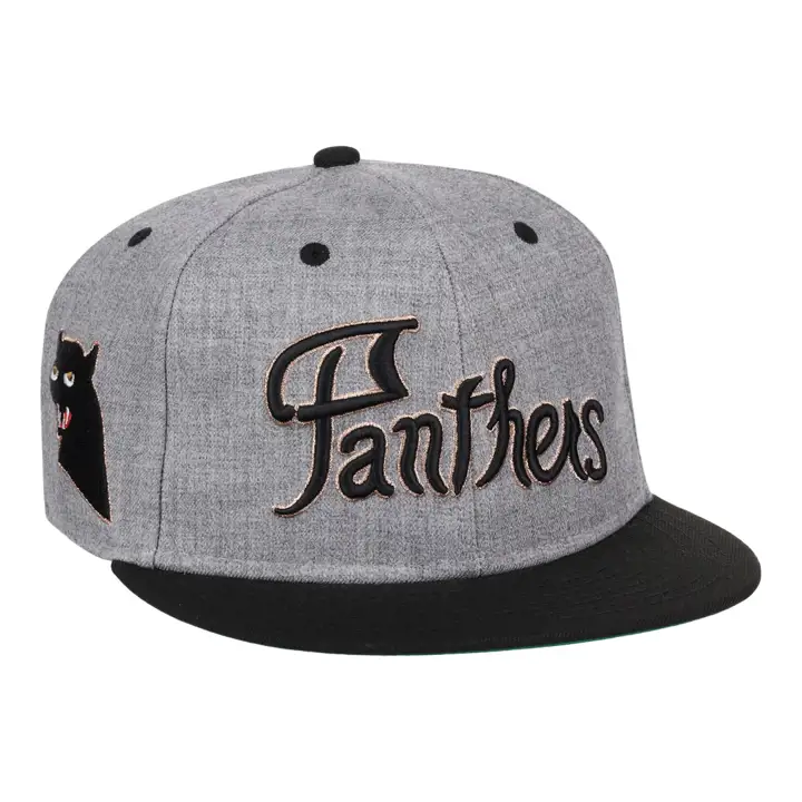 Montreal Black Panthers EFF NLB RIBBIE SLUGGER FITTED GRIS FONCÉ