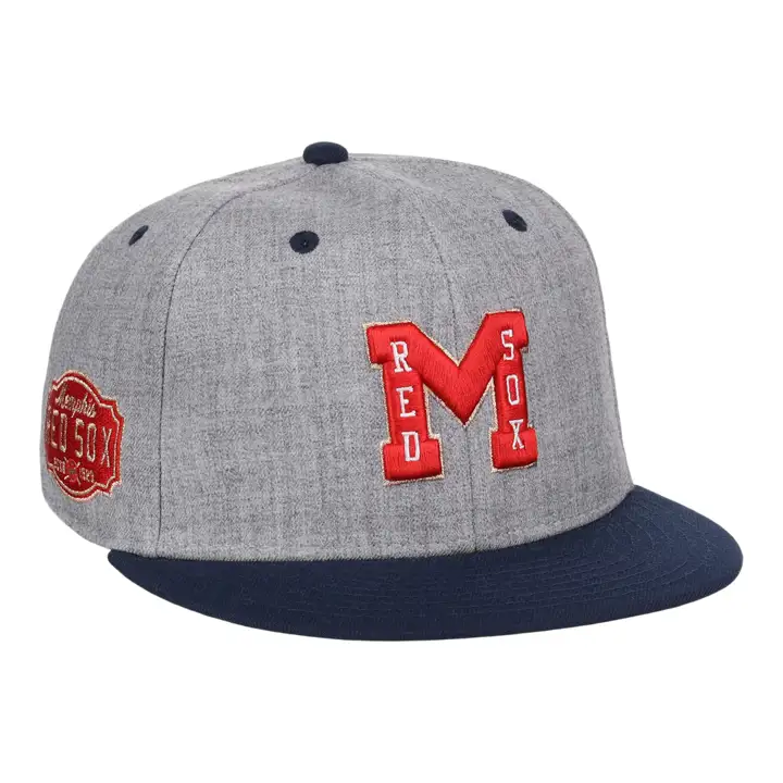 MEMPHIS RED SOX EFF NLB RIBBIE SLUGGER AJUSTÉE GRIS-C/MARINE/GR