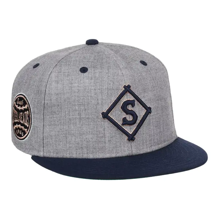 Seattle Steelheads EFF NLB RIBBIE SLUGGER AJUSTÉE GRIS CHINÉ/MARINE
