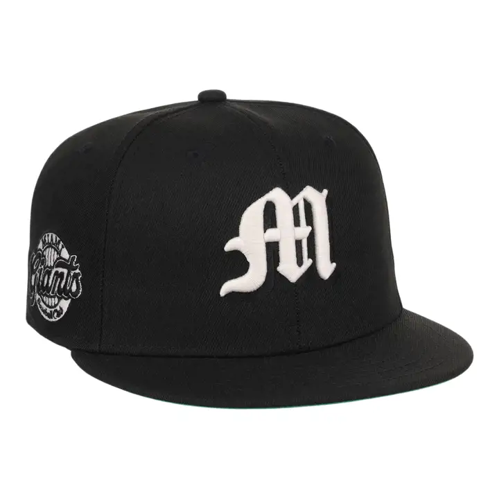 MIAMI GIANTS EFF NLB CASQUETTE AJUSTÉE NOIR/BLANC NOIR/BLANC/VERT