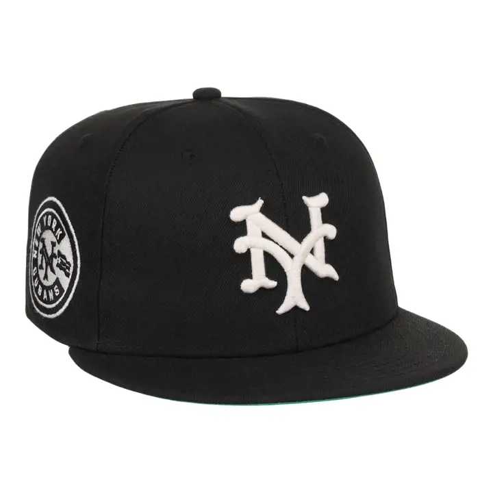 NEW YORK CUBANS EFF NLB BLK/WHT AJUSTÉE BLK/WHT/GRN