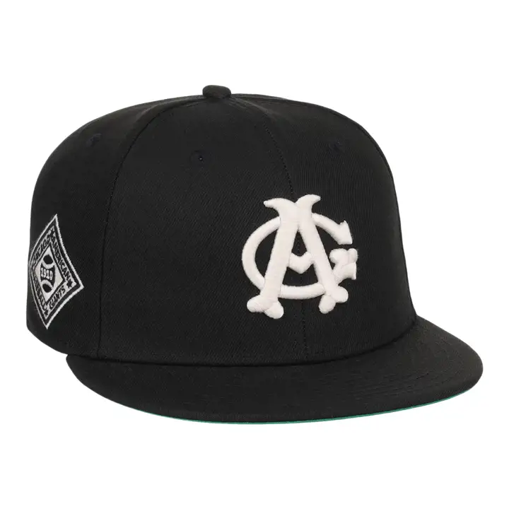 CHICAGO AMERICAN GIANTS EFF NLB BLK/WHT AJUSTÉE NOIR/BLANC/VERT