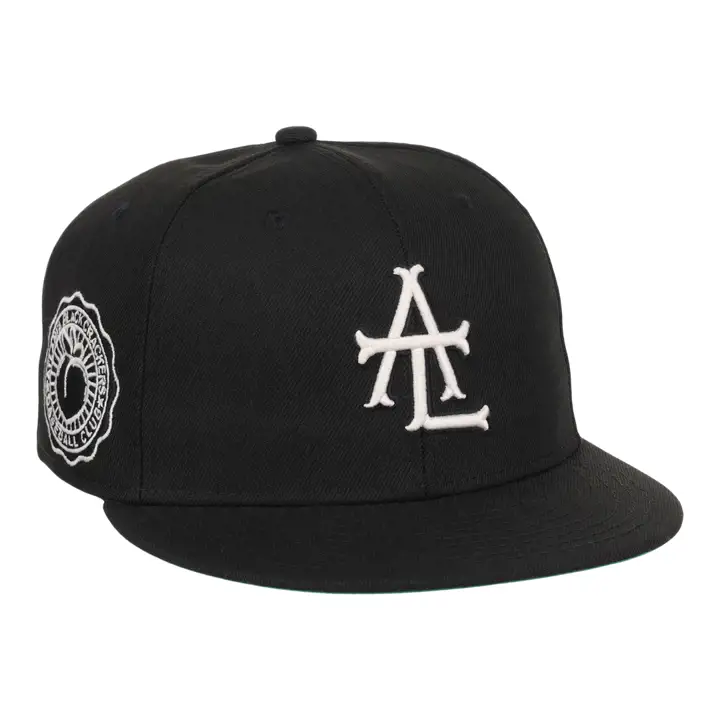 Atlanta Black Crackers EFF NLB BLK/WHT FITTED BLK/WHT/GRN