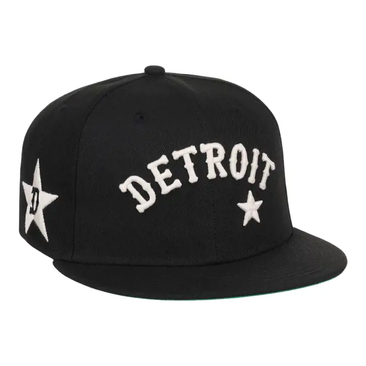 DETROIT STARS EFF NLB NOIR/BLANC AJUSTÉE NOIR/BLANC/VERT