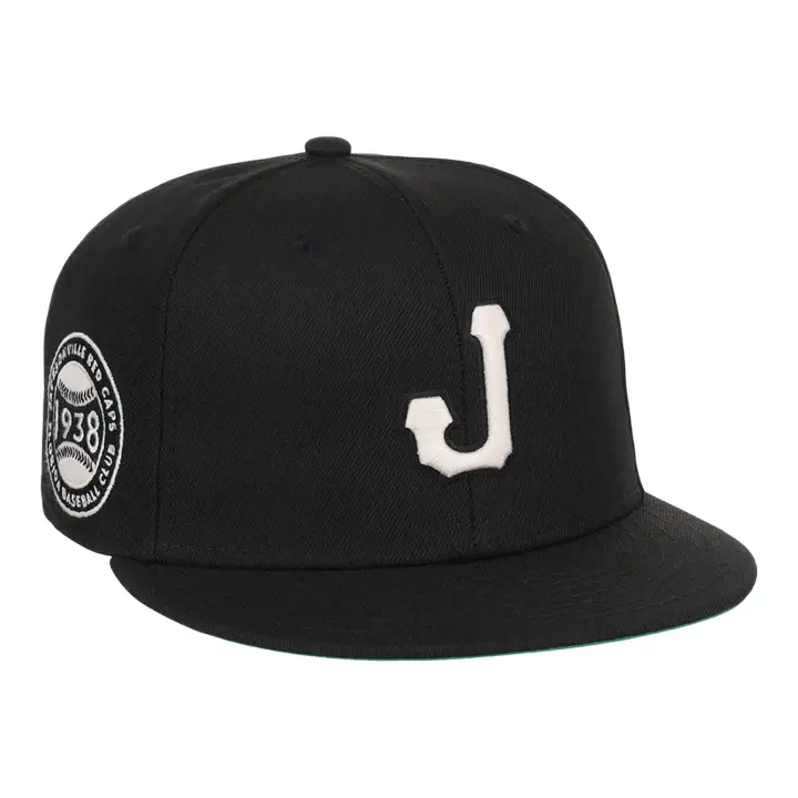 JAX CASQUETTES ROUGES CHAPEAU NLB NOIR/BLANC AJUSTÉ NOIR/BLANC/VERT