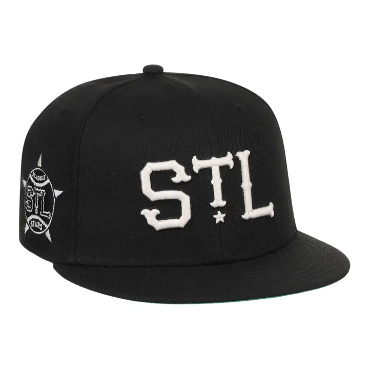 CASQUETTE AJUSTÉE ST. LOUIS STARS EFF NLB NOIR/BLANC NOIR/BLANC/VERT