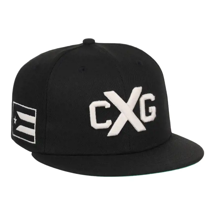 Cuban Giants EFF NLB BLK/WHT CASQUETTE AJUSTÉE BLK/WHT/GRN