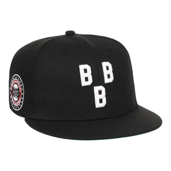 CASQUETTE AJUSTÉE BIRMINGHAM BLACK BARONS EFF NLB TC NOIR/NOIR/VERT