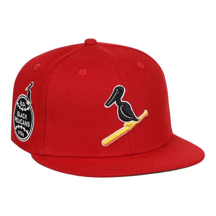 New Orleans Black Pelicans EFF NLB TC FITTED ROUGE/Rouge/VERT