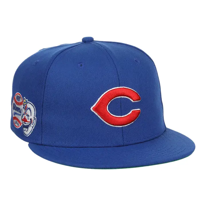 INDIANAPOLIS CLOWNS EFF NLB TC FITTED RBL/RBL/GRN