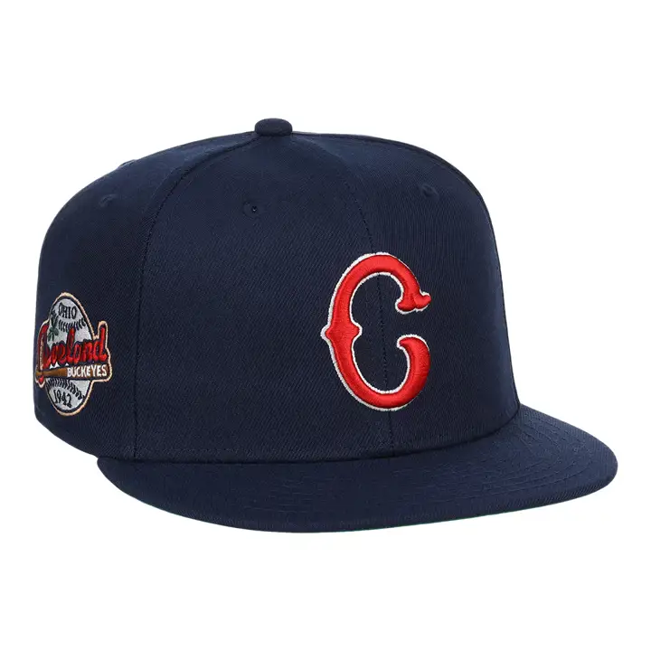 Cleveland Buckeyes EFF NLB TC FITTED Bleu Marine/BLEU MARINE/VERT