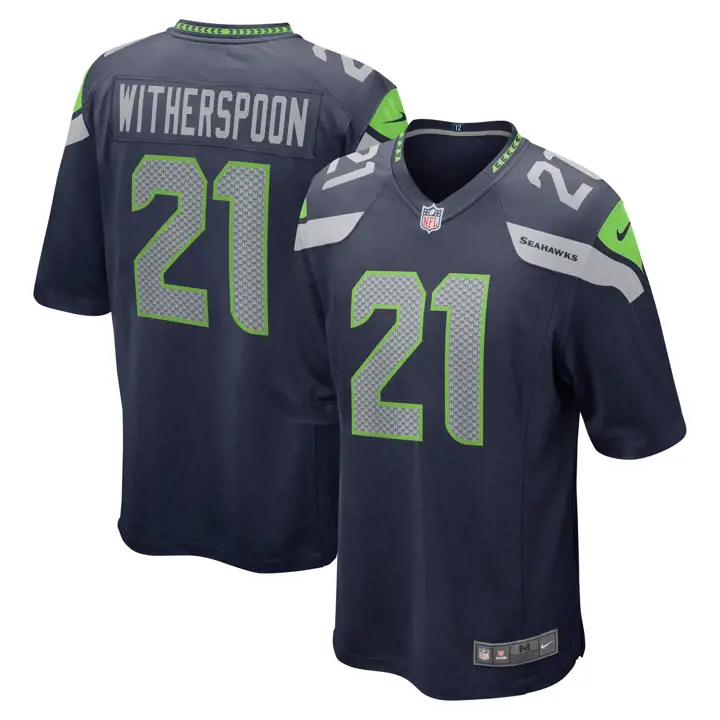 Maillot de match NFL pour homme SEATTLE SEAHAWKS DEVON WITHERSPOON MAR