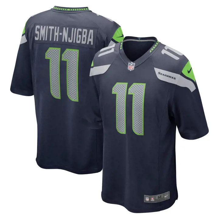 Maillot de match NFL pour homme SEATTLE SEAHAWKS JAXON SMITH-NJIGBA NA