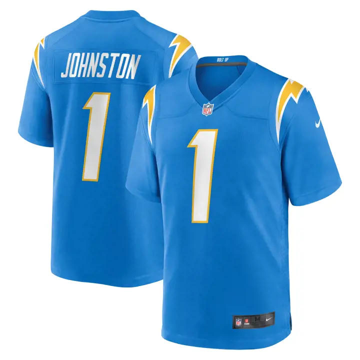 Maillot de match NFL Los Angeles Chargers pour homme Quentin Johnston
