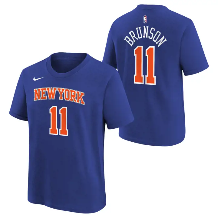 T-shirt N&N Réplique Enfants NBA New York Knicks Jalen Brunson