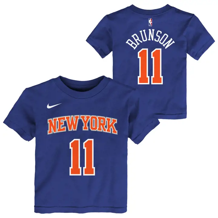 KNICKS NBA T-shirt Réplique N&N Enfant Jalen Brunson BLEU