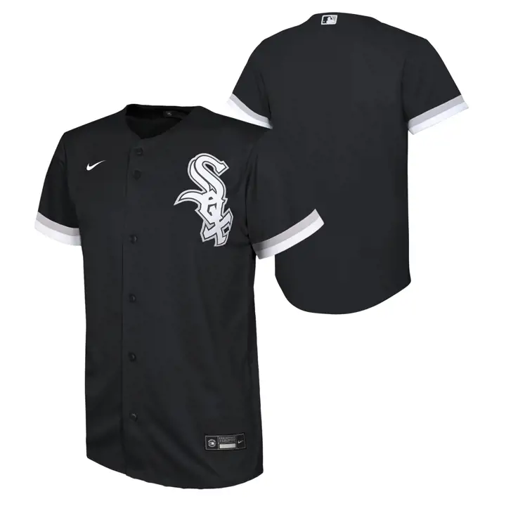 Maillot réplique pour enfant MLB des White Sox de Chicago NOIR
