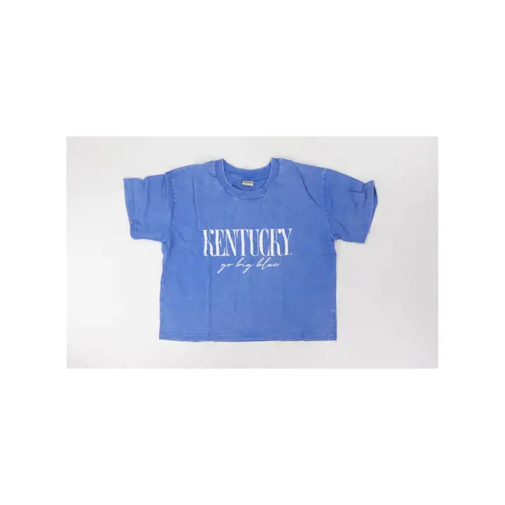 T-shirt court « Mineral Wash » pour femme NCAA Kentucky Wildcats