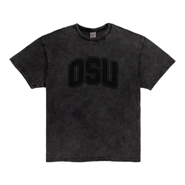 T-shirt surtaillé délavé minéral NCAA Ohio State Buckeyes pour femme