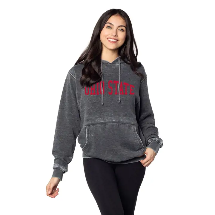 Sweat à Capuche Ohio State Buckeyes NCAA Burnout Everybody 23 Charcoa