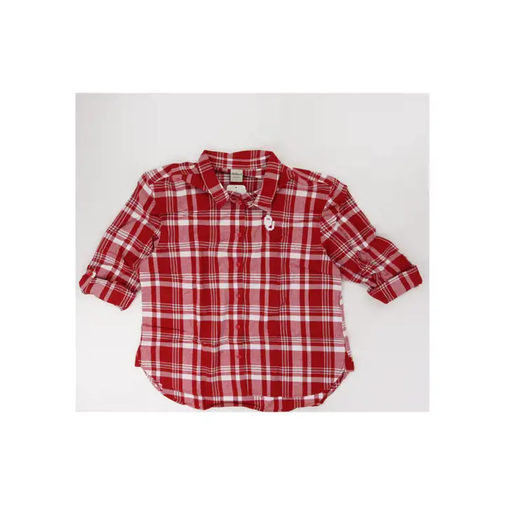 Chemise boutonnée en flanelle CRIM pour femme NCAA Oklahoma Sooners