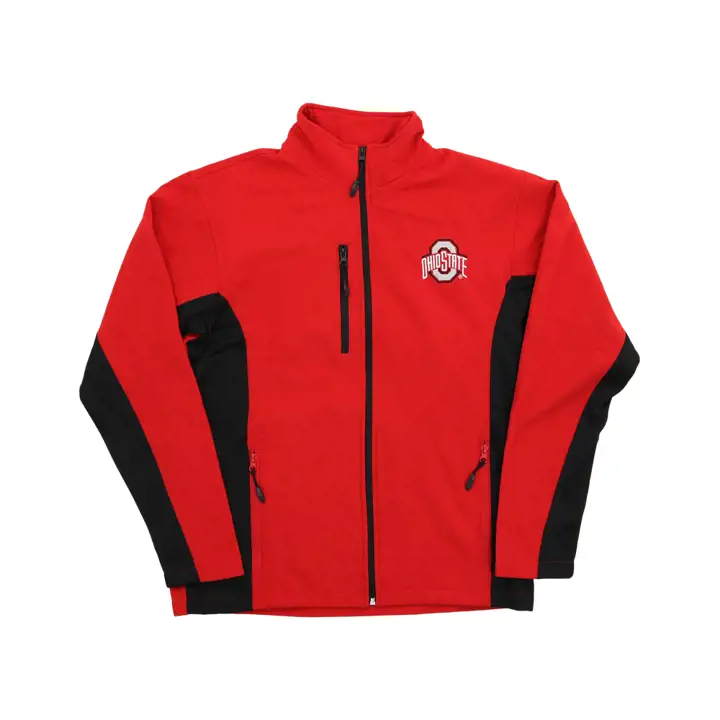 Veste entièrement zippée Ohio State Buckeyes NCAA Classic Logo DS ROUGE