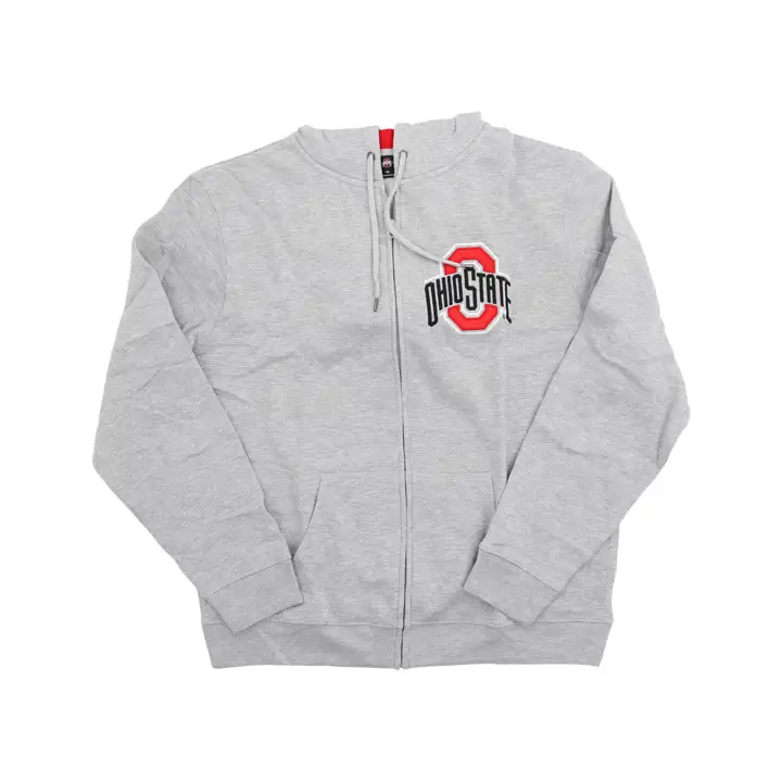 Ohio State Buckeyes NCAA Emb Classic Logo Contrast Hood FZ J