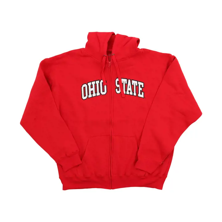 Veste à capuche entièrement zippée avec broderie Ohio State Buckeyes NCAA