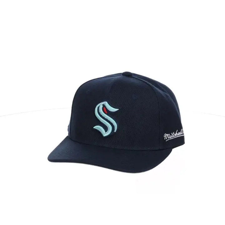 Seattle Kraken LNH MN JUNIOR TC Casquette courbée Snap navy