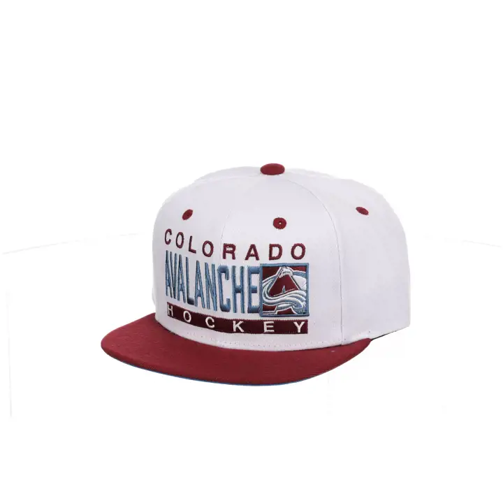 Colorado Avalanche NHL YTH Box Out Snap wht/ mar