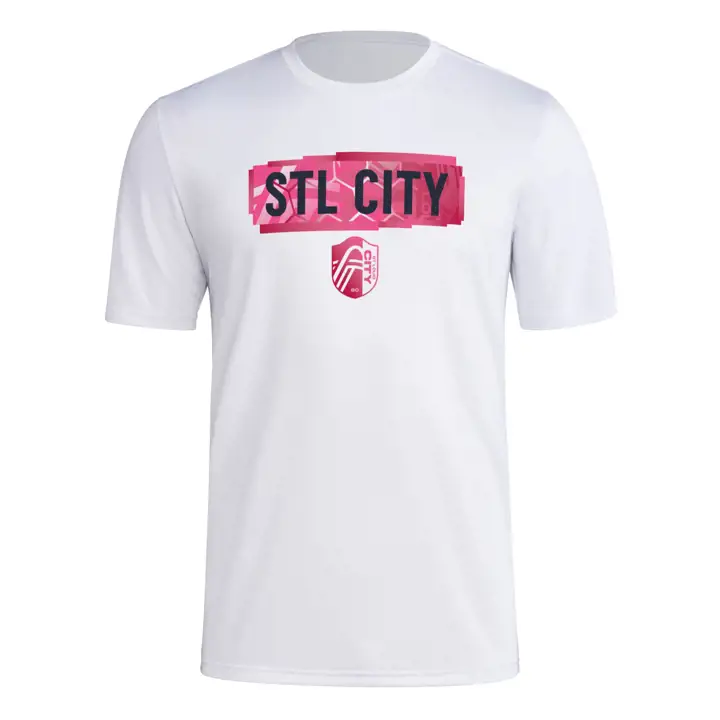 T-shirt Pop local St. Louis City SC MLS BLANC