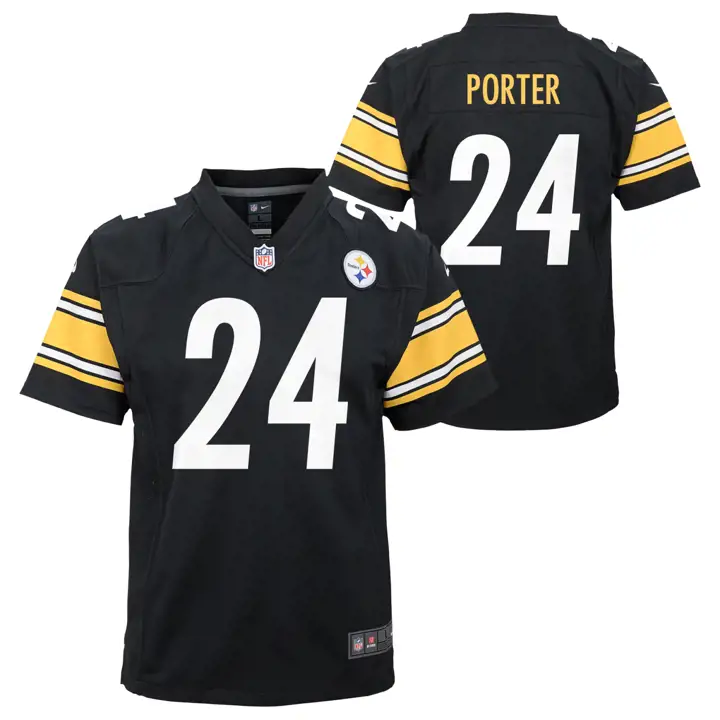 PITTSBURGH STEELERS Maillot Enfant JOEY PORTER JR Noir Domicile