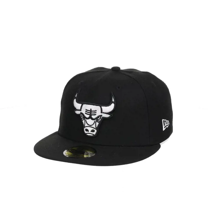 Chicago Bulls NBA Noir/Blanc 59FIFTY noi/noi/gri