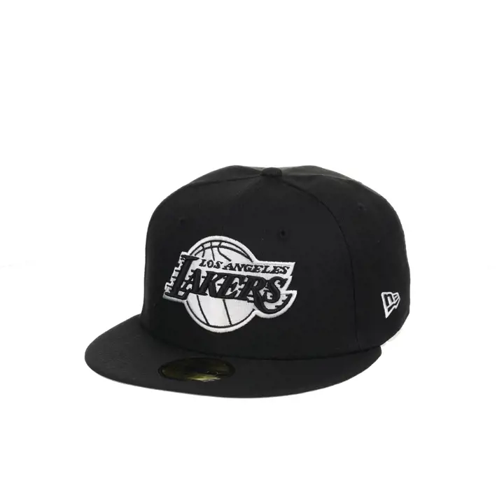 Los Angeles Lakers NBA noir/blanc 59FIFTY noir/noir/gris