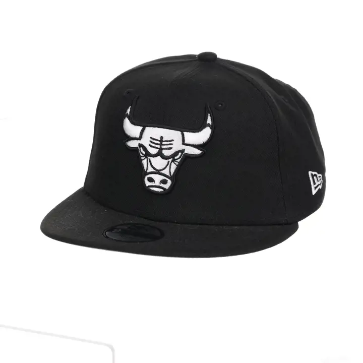Casquette NBA Chicago Bulls Blk/Wht YTH 9FIFTY noir/noir/gris