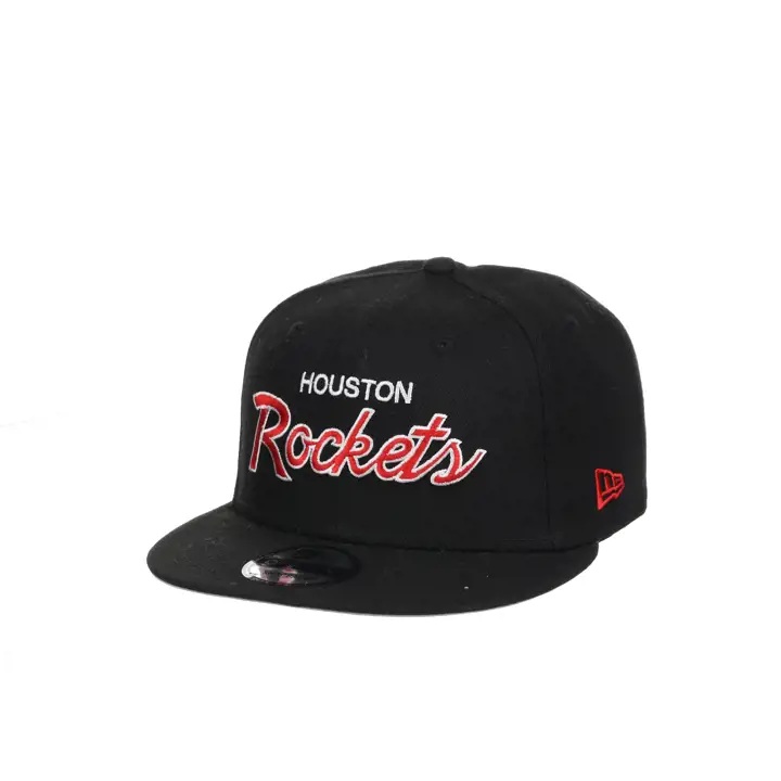 Casquette 9FIFTY Houston Rockets NBA Rétro Script Noir/Noir/Gris
