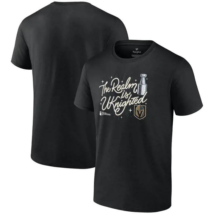 T-shirt Vegas Golden Knights NHL Célébration champions SC LR 23