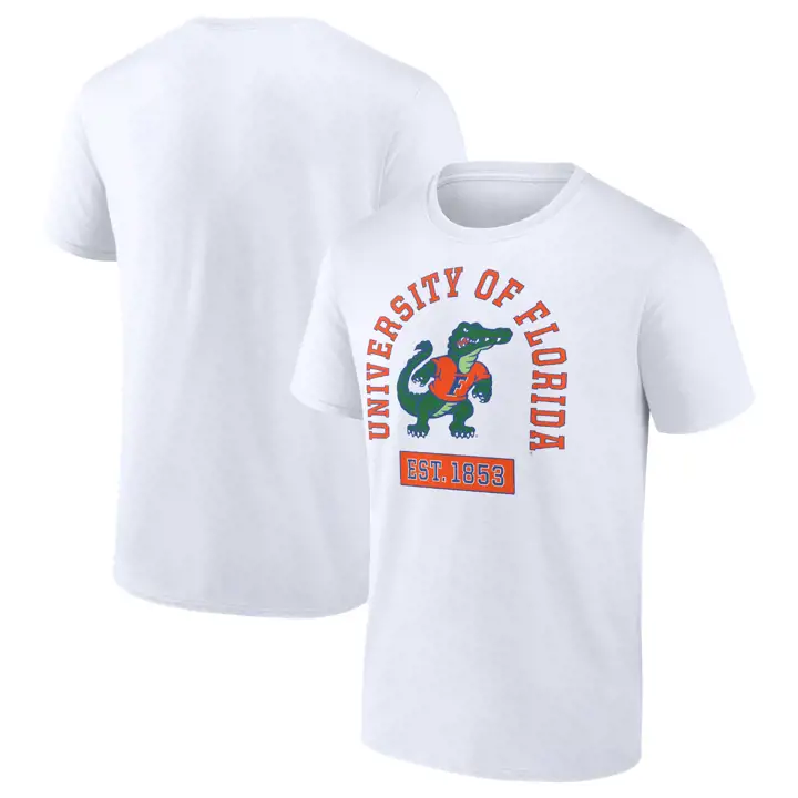 T-Shirt Blanc Florida Gators 2F NCAA Arch + Est