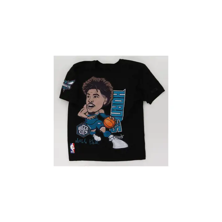 CHARLOTTE HORNETS NBA SKYHOOK AVATAR T-SHIRT LAMELO BALL noir